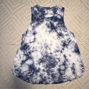 American Eagle Soft & Sexy Blue Tie Dye Tank | S